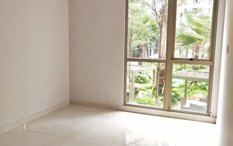 APT Taman Anggrek Town House 3 1BR Semi Furnished View Kolam