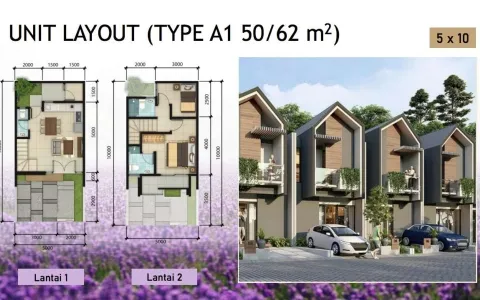 Puri Botanical, unit TERLARIS 5x10, Rumah Nyaman & Asri di Jakarta Barat