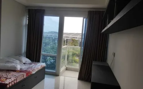 Apartemen Puri Mansion Studio Full Furnished View Kolam, Kembangan