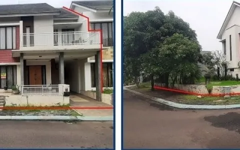 Lelang Rumah 2 Lantai di Pakujaya, Tangerang Selatan