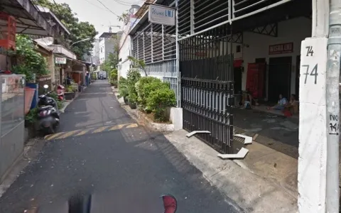 Lelang Rumah Satu Lantai di Kebon Kacang, Jakarta Pusat