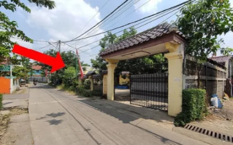 Dilelang Rumah Luas Tanah 1110m2 di Cimanggis, Depok