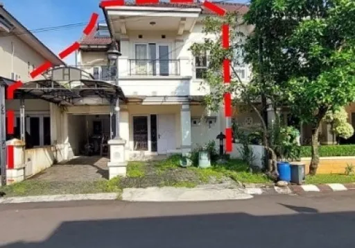 Lelang Rumah 2 Lantai di Larangan, Tangerang