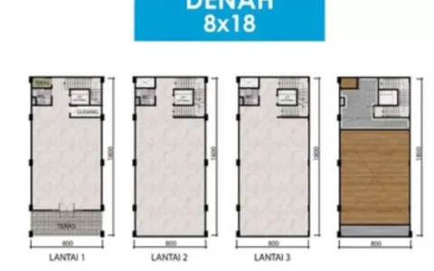 Termurah Sewa, Ruko Soho Manhattan 4 Lantai di PIK 2.