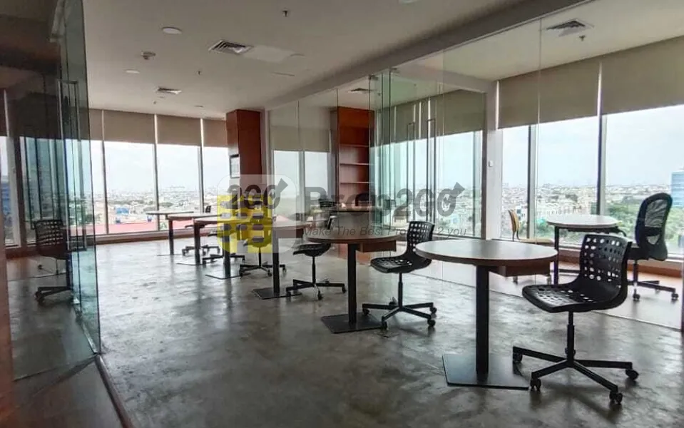 Office Gold Coast Tower Eiffel Full Furnished Lengkap (Sea dan City View) di PIK, Jakarta Utara.