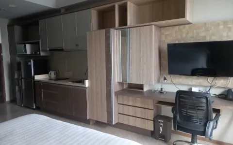 Disewakan Apartemen Grande Valore Cikarang Studio Full Furnished View City