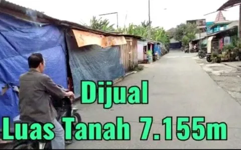 Di jual Tanah Kavling  Ukuran 100 x 71,55 m , Pasar kemis, Kota Bumi, Tangerang