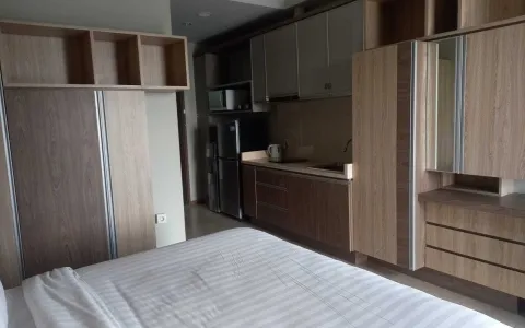 Disewakan Apartemen Grande Valore Cikarang Studio Full Furnished View City