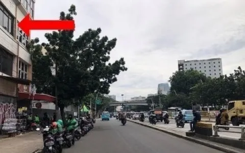 Dilelang Ruko 4 Lantai di Gambir, Jakarta Pusat