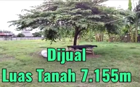 Di jual Tanah Kavling  Ukuran 100 x 71,55 m , Pasar kemis, Kota Bumi, Tangerang