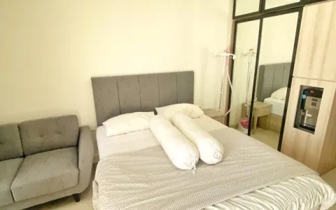 DIJUAL CEPAT APARTEMEN MENTENG PARK STUDIO FULL FURNISHED, JAKARTA PUSAT