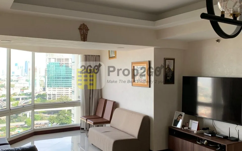 Dijual Apartemen Taman Anggrek Type 2 Bedroom  Semi Furnished View Monas