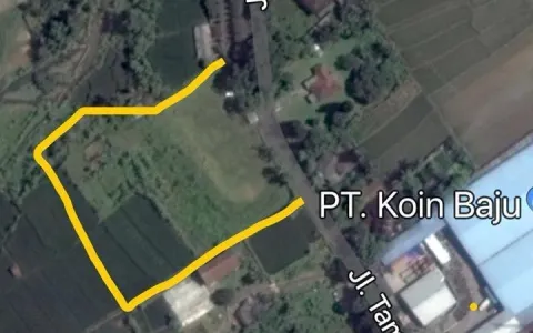 Dijual Tanah 9800 m2 di Cicurug, Sukabumi, Jawa Barat.