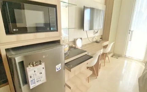 DIJUAL CEPAT APARTEMEN MENTENG PARK STUDIO FULL FURNISHED, JAKARTA PUSAT