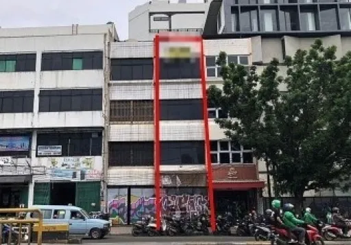 Dilelang Ruko 4 Lantai di Gambir, Jakarta Pusat