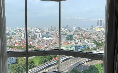 Dijual Apartemen Taman Anggrek Type 2 Bedroom  Semi Furnished View Monas