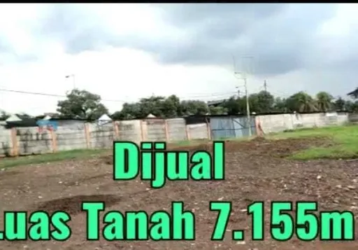 Di jual Tanah Kavling  Ukuran 100 x 71,55 m , Pasar kemis, Kota Bumi, Tangerang