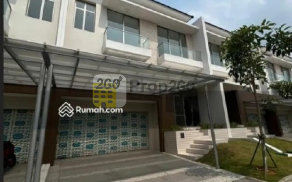 Rumah Cluster Riverside 10x25 View Danau di PIK 2