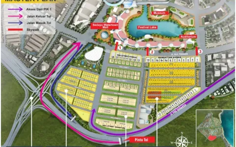 Disewakan Kavling Komersial Brooklyn 900 m2 dan 700 m2 di PIK 2