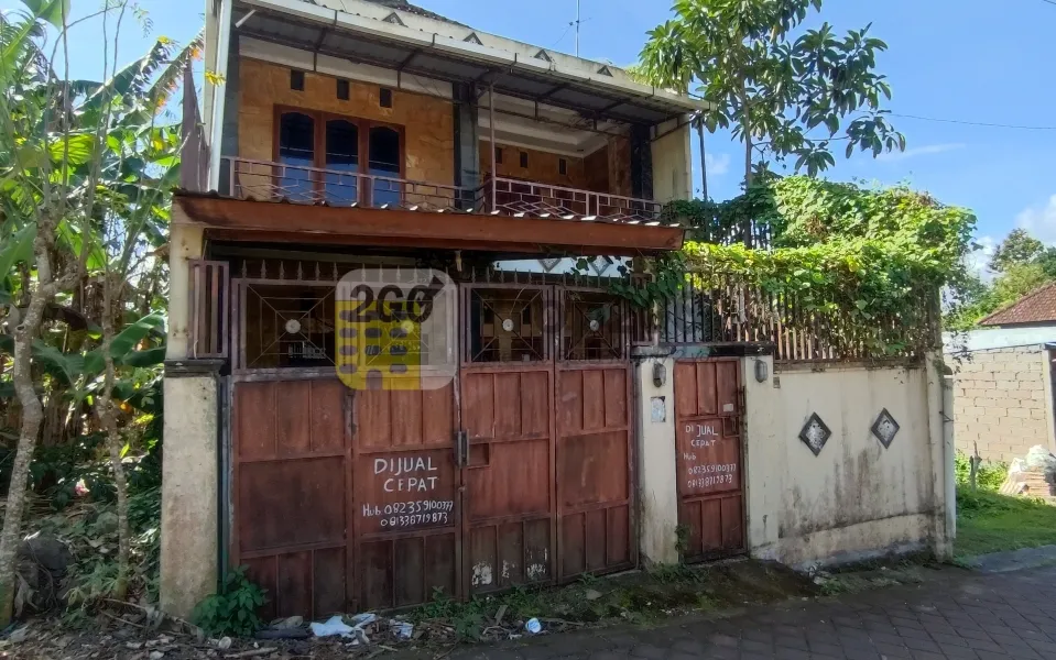 Lelang Rumah 2 lantai, Jl. Mawar Badung, Bali