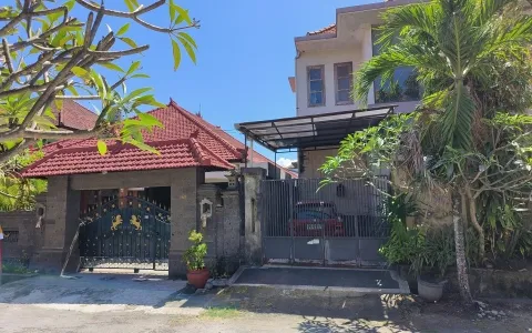 Lelang Rumah Mewah 2 lt, Jl Sekar Tunjung, Denpasar Bali