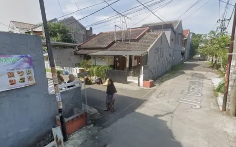 Lelang Rumah 2 Lantai Jl Uranus Tengah Buah Batu, Bandung