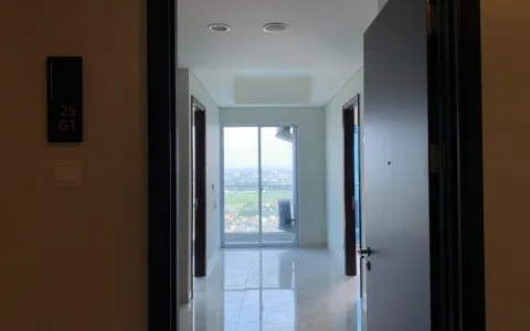 Apartemen Puri Mansion Lockoff  3 Br  Semi Furnished View Kolam, Kembangan, Jakarta Barat