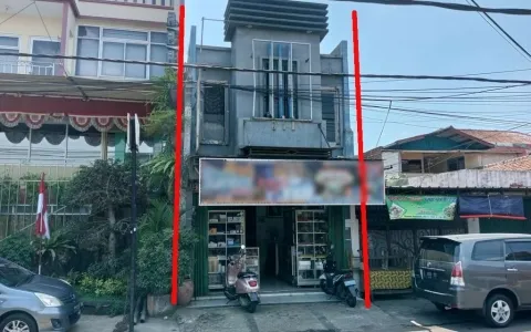 Lelang Rumah 2 lantai, (Cocok utk Usaha) Cipayung, Jakarta Timur