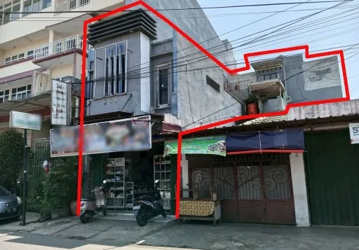 Lelang Rumah 2 lantai, (Cocok utk Usaha) Cipayung, Jakarta Timur