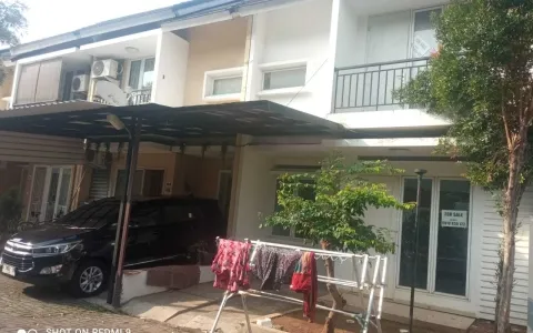 LELANG RUMAH 2 LANTAI CLUSTER TAMAN HIJAU RESIDENCE, KARANG TENGAH